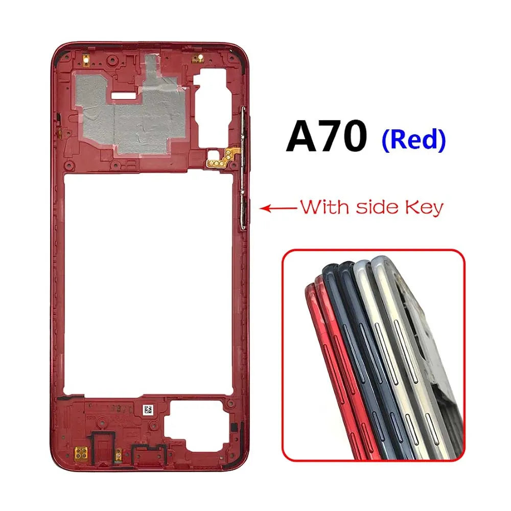 10Pcs/Lot, Middle Frame Bezel Middle Plate For Samsung A20 A30 A50 A70 Replacement parts Samsung phone repair parts