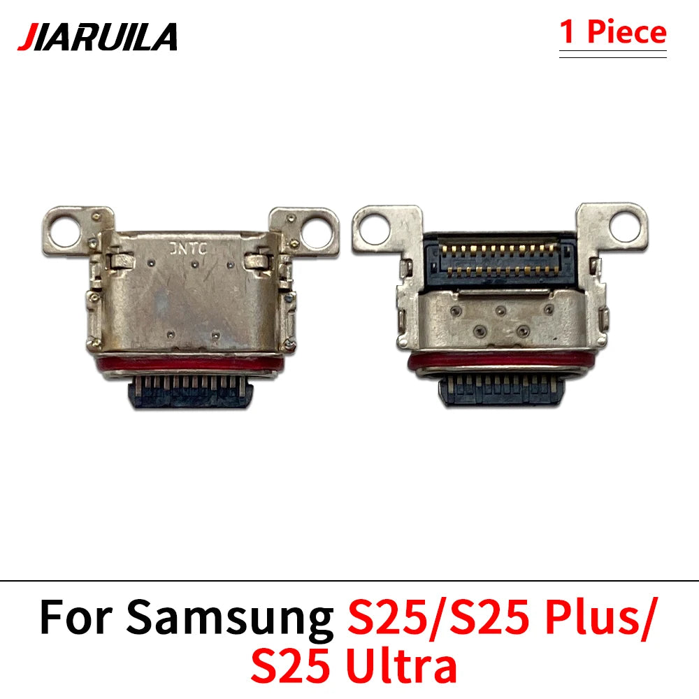50Pcs, New Charger Charging Connector USB Port Dock Connector Plug For Samsung S20 S21 S22 S23 S24 S25 Plus Ultra Fe Samsung phone repair parts