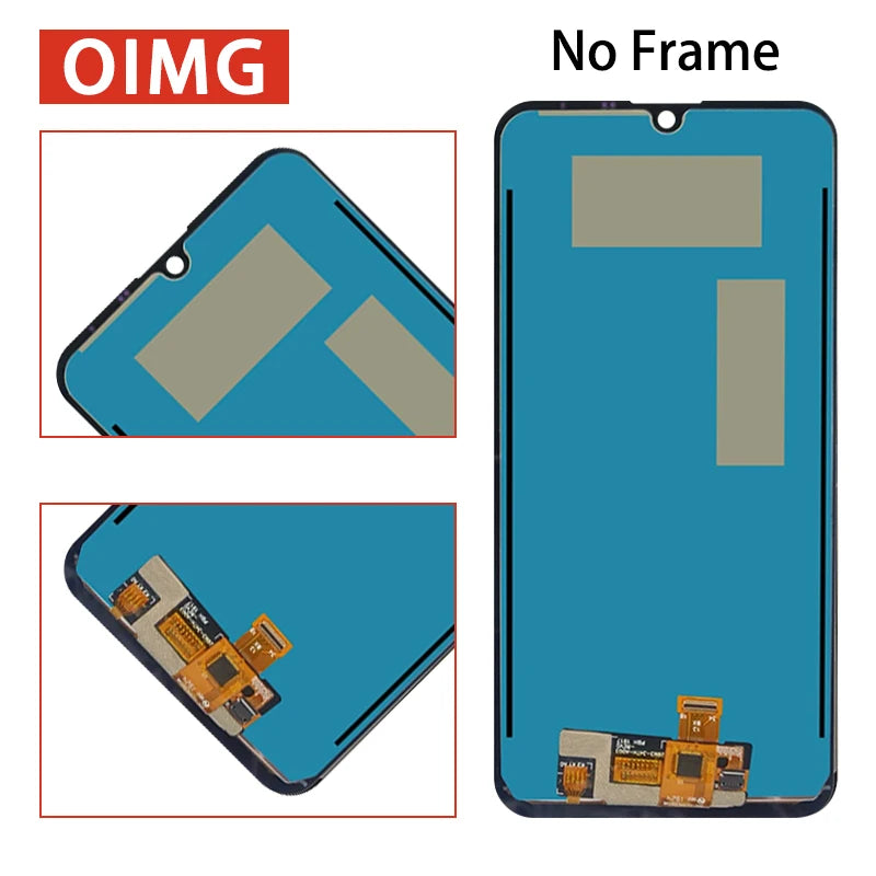 6.26" New For LG K50 Q60 k12 Max lcd Display Touch Screen Digitizer K12 Prime LMX520BMW LMX525EAW Display With Frame LG phone repair parts