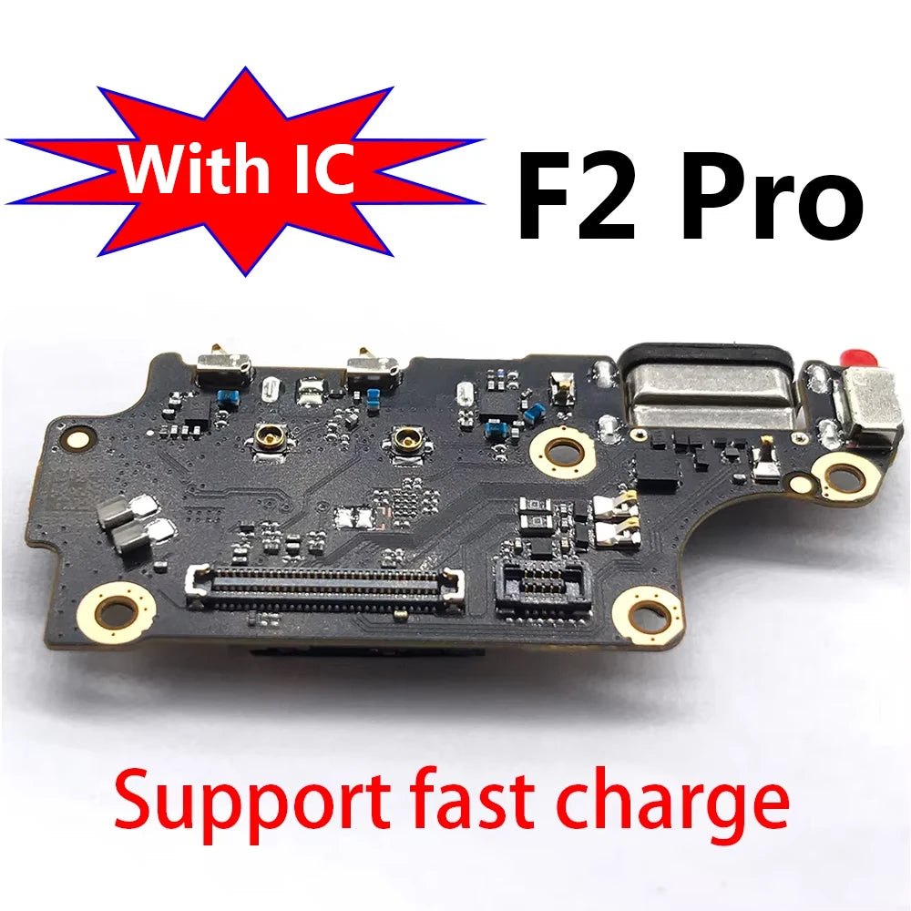 New Charger Board PCB Flex For Xiaomi Poco F2 Pro USB Port Connector Dock Charging Ribbon Cable With Microphone Xiaomi Xiao mi phone repair parts