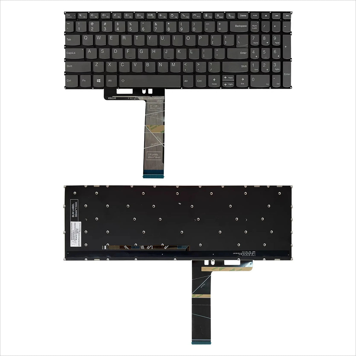 Upper case keyboard for Lenovo S15 G2 ITL ACL C shell topcase palmrest keybooard cover touchpad 5CB1D05154 Lenovo laptop repair parts