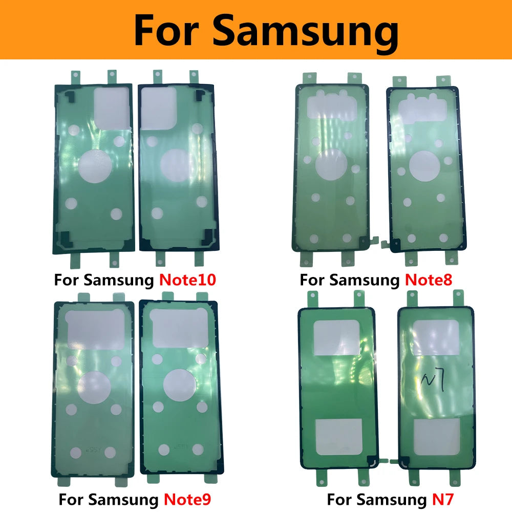 Back Battery Sticker Adhesive Glue For Samsung S9 S10 S20 Note 7 8 9 10 20 Plus Ultra Lite Waterproof Back Cover Sticker Samsung phone repair parts