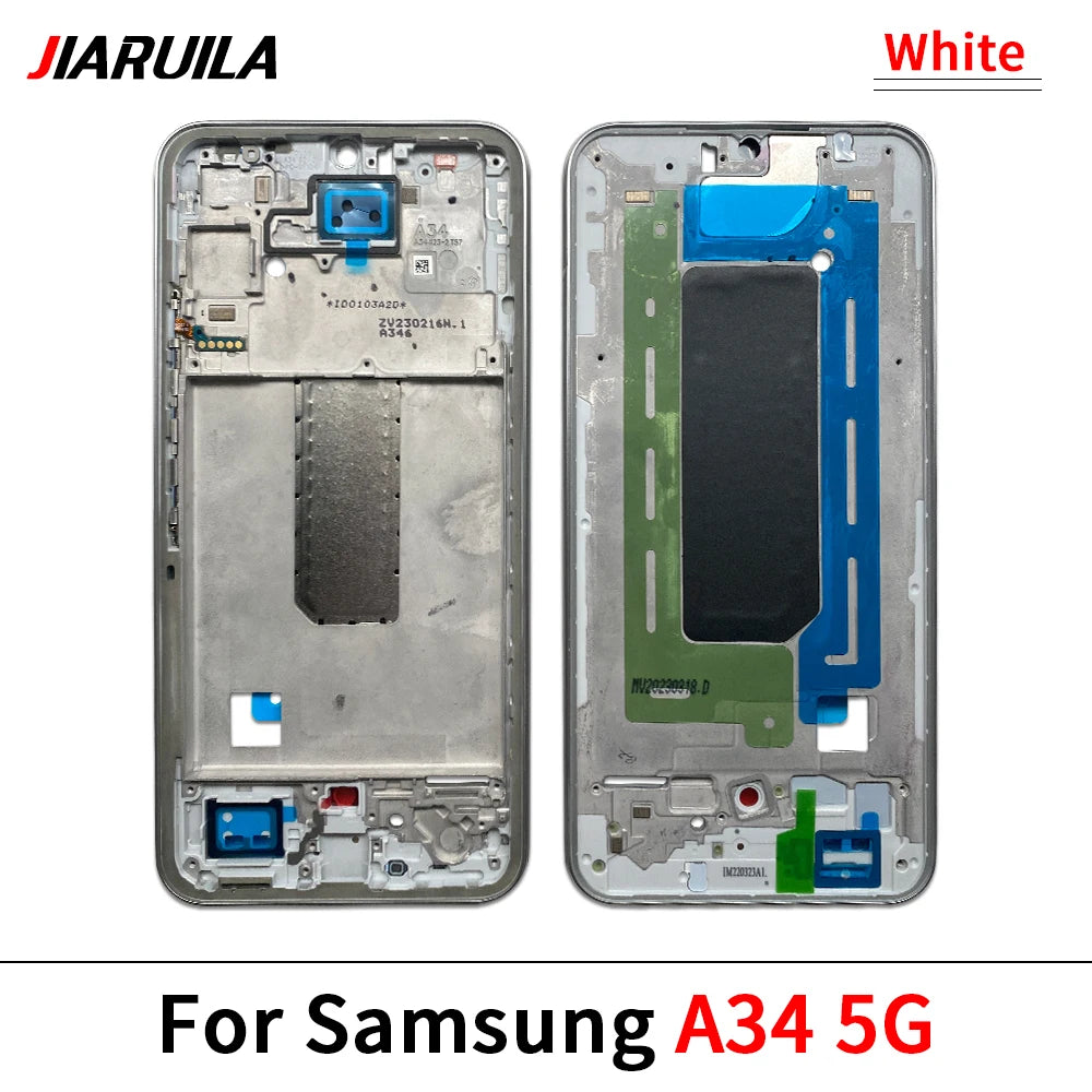 New Front Housing LCD Frame Screen Bezel Holder For Samsung A05 A05s A15 A25 A35 A06 A26 A34 4G 5G Samsung phone repair parts