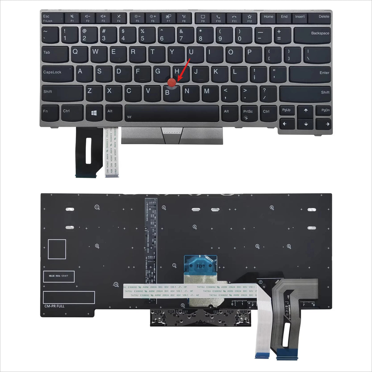 Keyboard for Lenovo Thinkpad T14 Gen1 Gen2 P14s Gen1 Gen2 backlight Mouse stick keyboard 01YP468 01YP760 01YP600 01YP240 Lenovo laptop repair parts