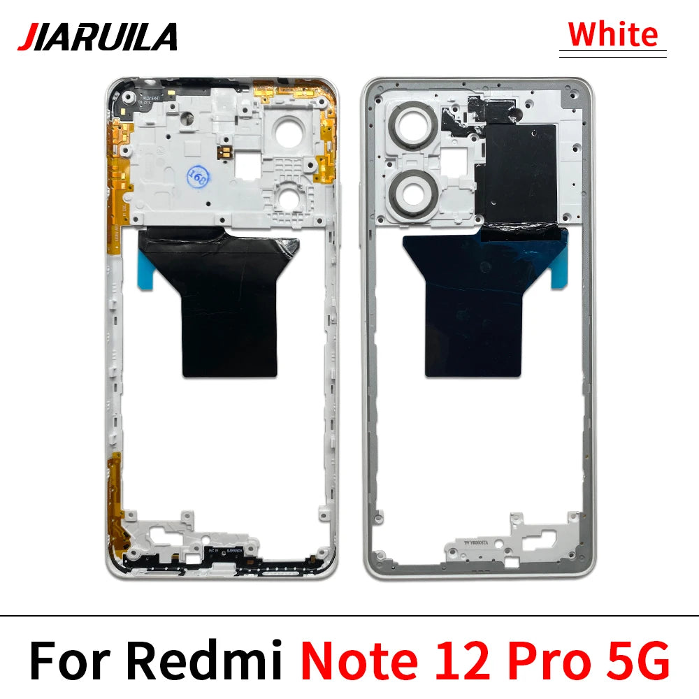 For Xiaomi Redmi Note 12 4G / Note 12 5G / Note 12 Pro 4G 5G / Note 12s Middle Frame Holder Housing Replacement Parts Xiaomi Xiao mi phone repair parts