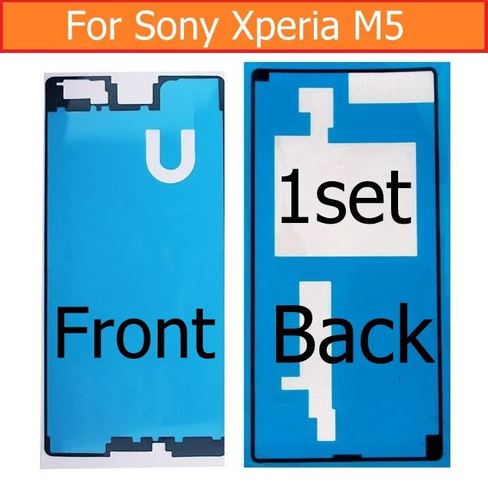 Display Adhesive Tape for Sony Xperia M5 E5603 E5606 E5653 rear glass housing Waterproof glue for SONY M5 3M glue tape Sony phone repair parts