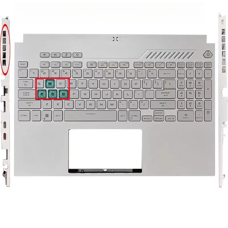 Upper case keyboard For Asus TUF3 4 air FA507 FX517 FX507 F15 topcase palmrest keybooard C sehll Asus laptop repair parts