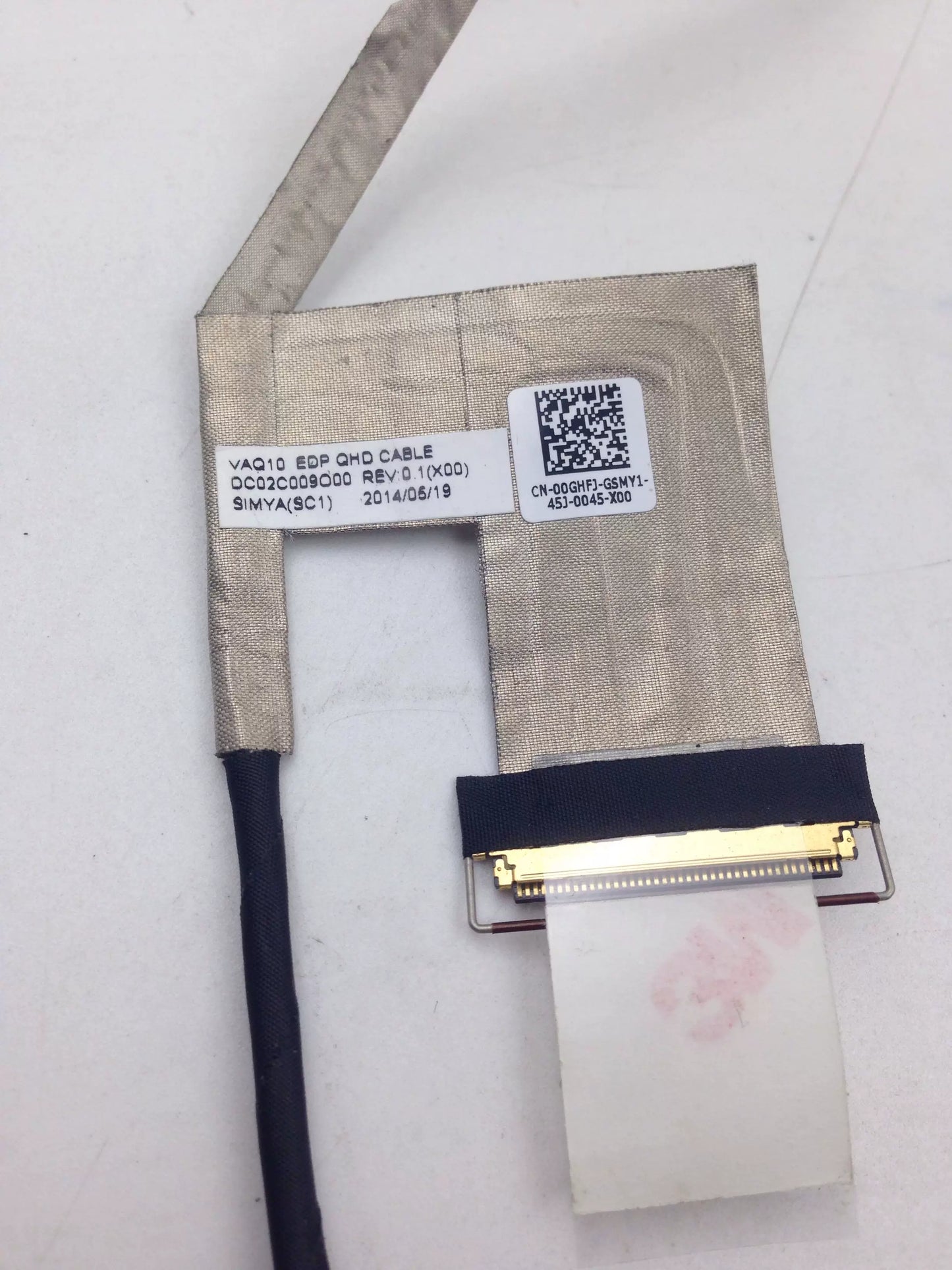Dell M4800 EDP QHD UHD FHD Screen Cable DC02C009O00 00GHFJ 40 pins