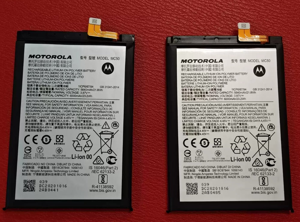 Lenovo K12 Pro XT2091-7 XT2091-8 battery Motorola Moto G9 Power SB18C87844 MC50 battery Motorola phone repair parts Other Brand Phone repair parts