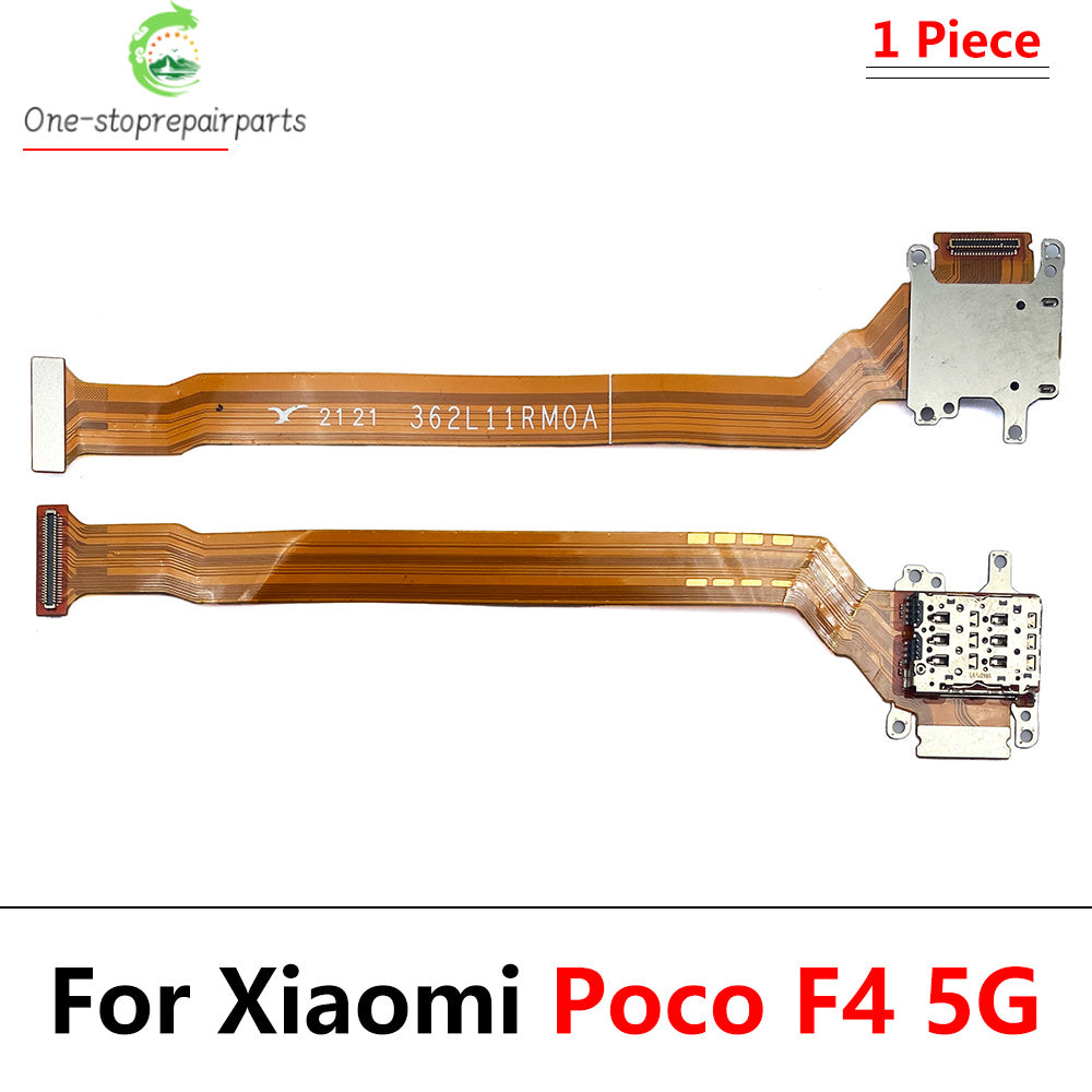 New For Xiaomi Mi 11 12 Lite Pro Poco F3 F4 5G SIM Card Holder Tray Slot Reader Socket Flex Cable Xiaomi Xiao mi phone repair parts