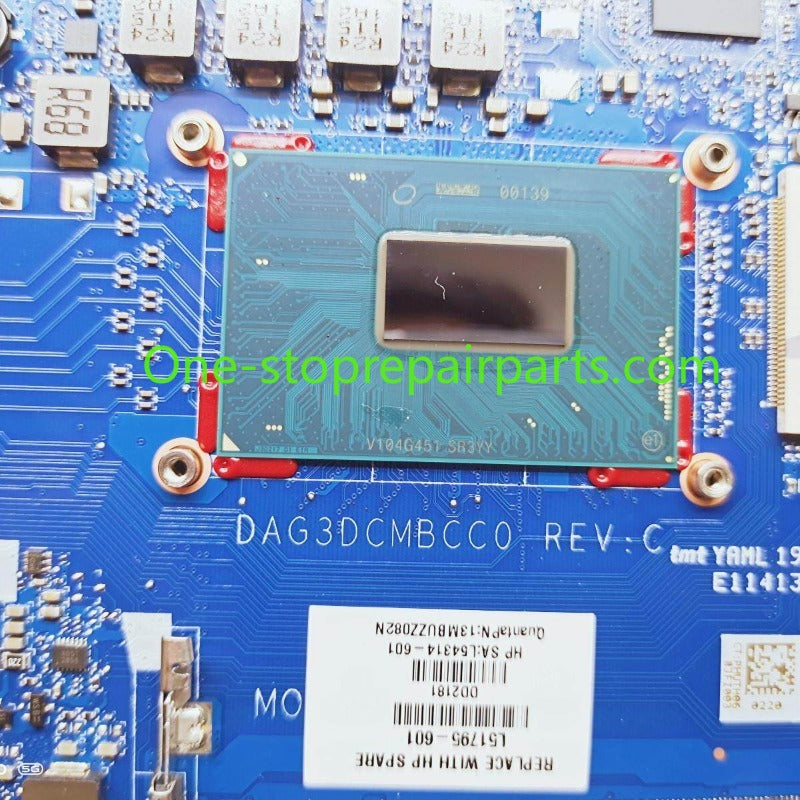 Motherboard for HP 15-DC TPN-Q211 L51795-001 DAG3DCMBCC0 SR3YY I7-8750H RTX2070 main system board
