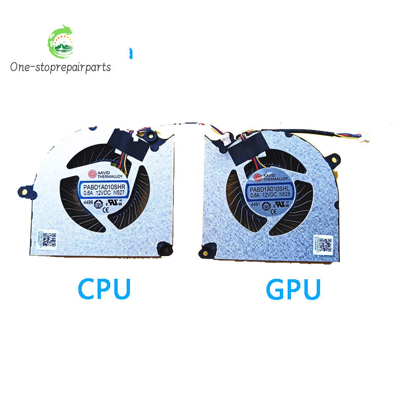 NEW ORIGINAL LAPTOP CPU GPU Cooling Fan For MSI 15P3 Pulse16 AI C1VFKG N527 N528 MSI laptop repair parts