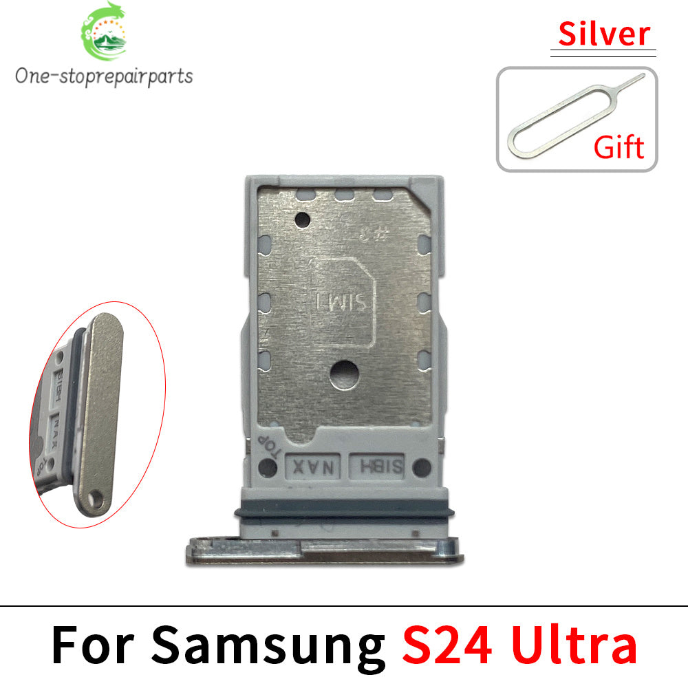 New For Samsung S23 S24 Plus Ultra 5G Dual SIM Card Slot SD Card Tray Holder Adapter