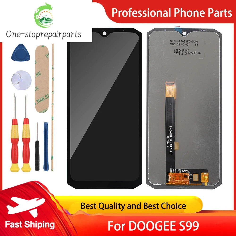 Original DOOGEE S98 Pro LCD Display and Touch Screen DOOGEE S99 Digitizer Assembly Replacement Display LCD + Tools Doogee phone repair parts