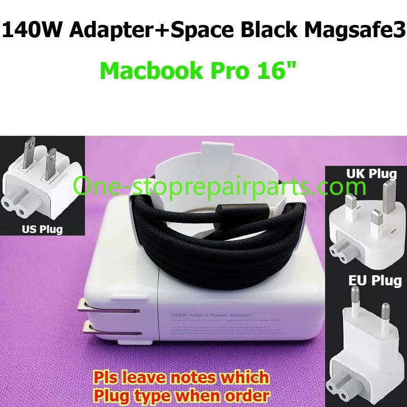 USB-C to MagSafe 3 Cable Power Adapter 30W 35W 70W 96W 140W for Apple Macbook Magsafe3 Macbook Air A3448 A3449 A3240 A3241 Pro A3434 A3429 A3426 M2 M3 M4 M5 magnetic