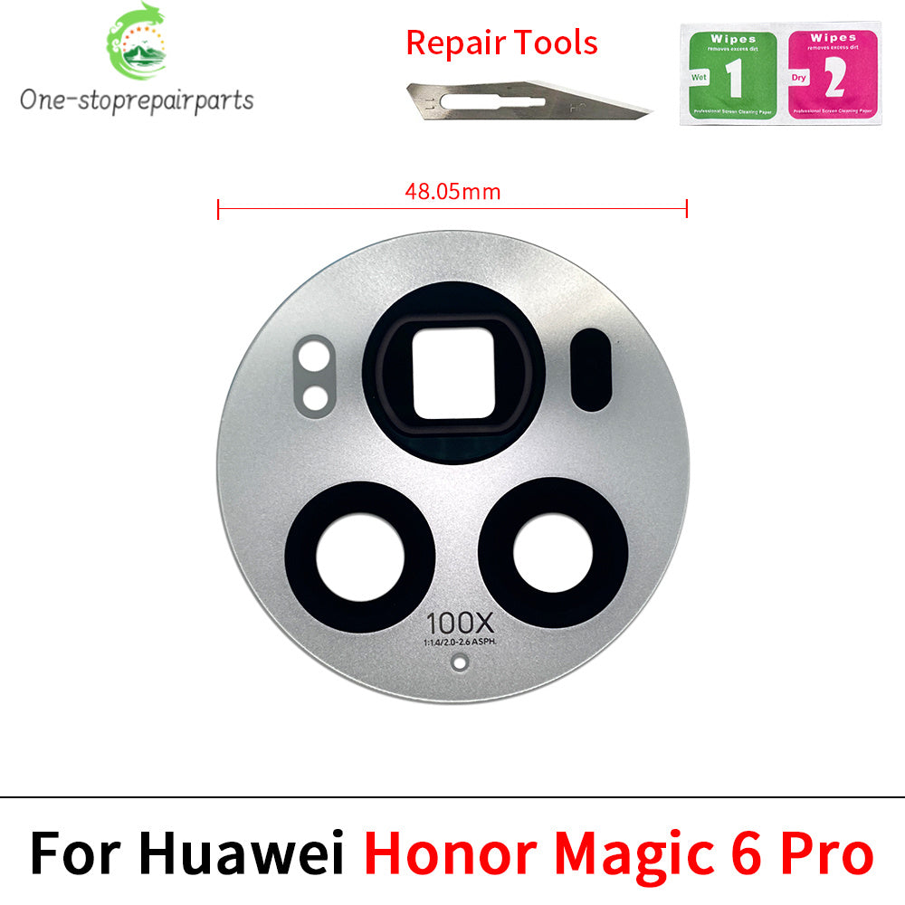 New Camera Glass For Huawei Honor Magic 4 5 6 Lite Pro 5G Rear Back Camera Glass Lens With Adhesive Huawei phone repair parts