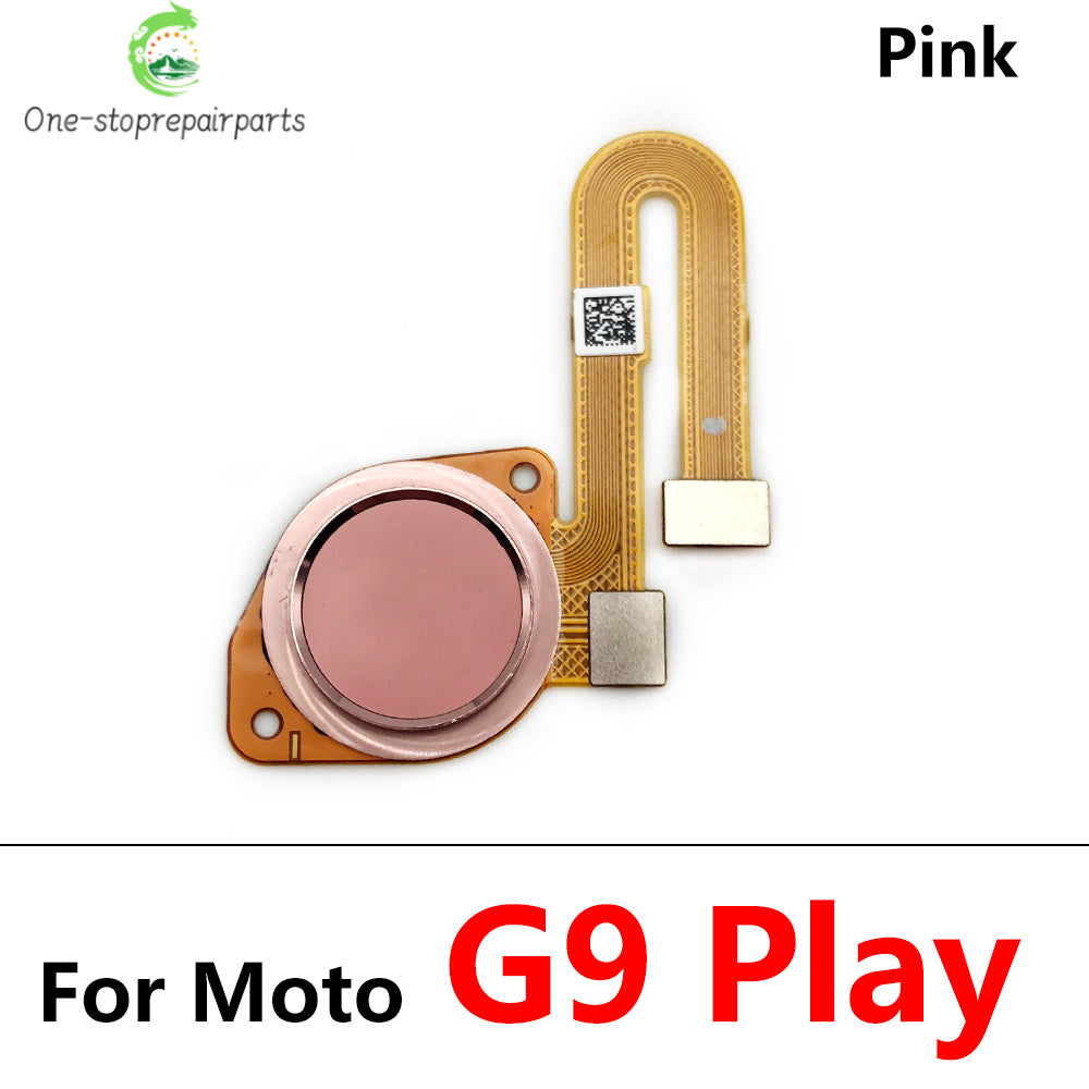 10Pcs/Lot, New For Motorola Moto G9 Plus Power Home Button FingerPrint Touch ID Sensor Flex Cable Ribbon Replacement Parts Motorola phone repair parts