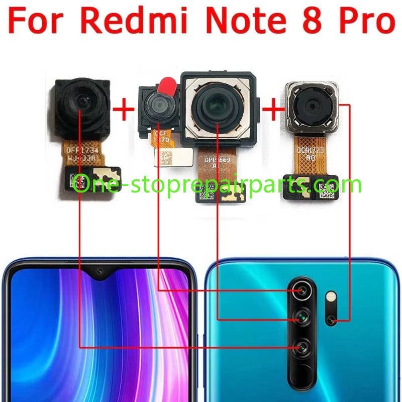 Rear Back Camera Lens For Xiaomi Redmi Note 8 Pro 8T 5 5A 6 7 Camera Module Backside View Xiaomi phone repair parts