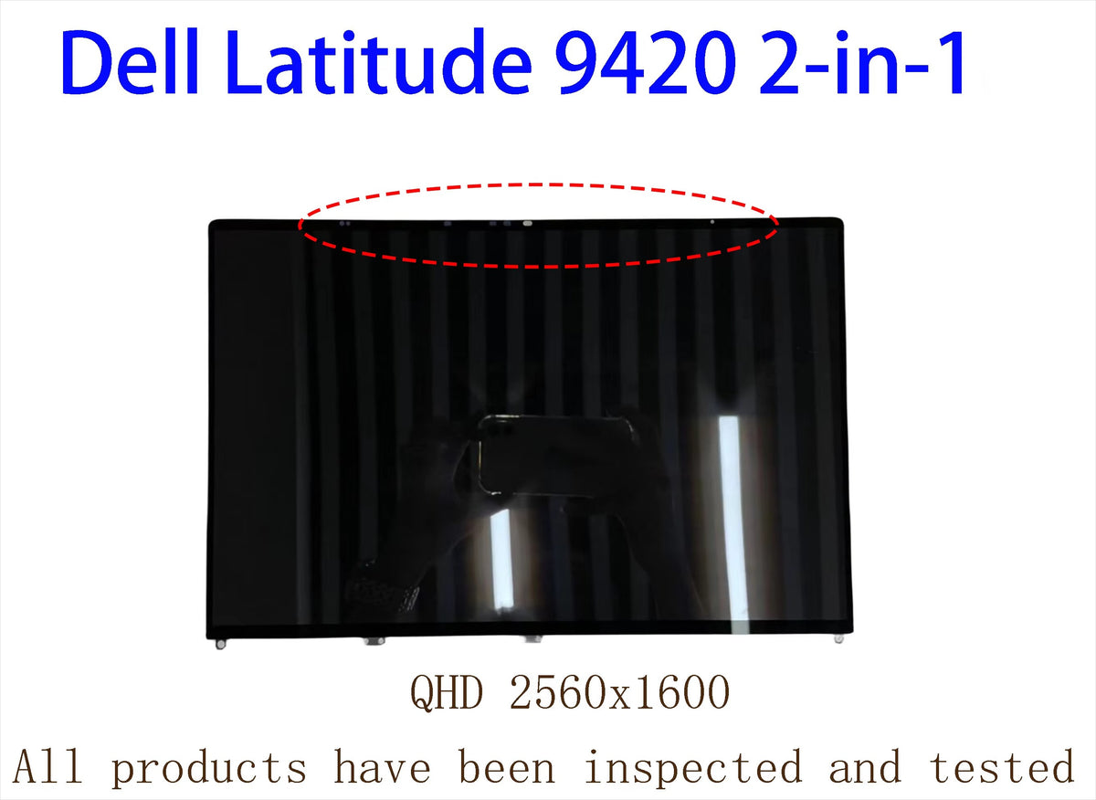 14 Inch For Dell Latitude 9420 2-in-1 LCD Touch Screen Assembly Laptop Display IPS Panel DP/N 0X7F7W QHD 2560x1600 Dell laptop repair parts