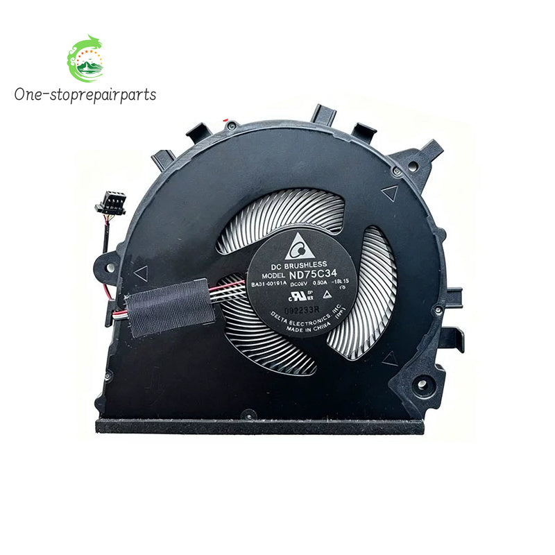 New Original Laptop CPU GPU Cooling Fan For Samsung ND75C34-18L15 BA31-00191A Samsung laptop repair parts