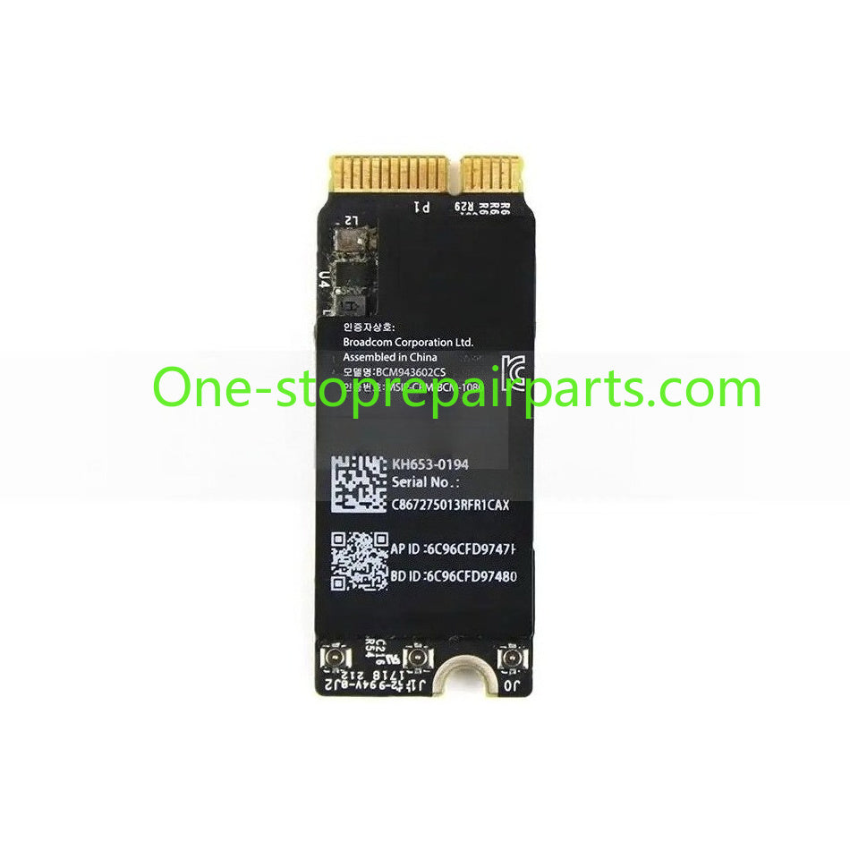 2015 Year BCM943602CS Wifi Card for Macbook Pro Retina A1398 A1425 A1502 802.11AC Bluetooth 4.1 Airport Card 653-0194 Macbook repair parts