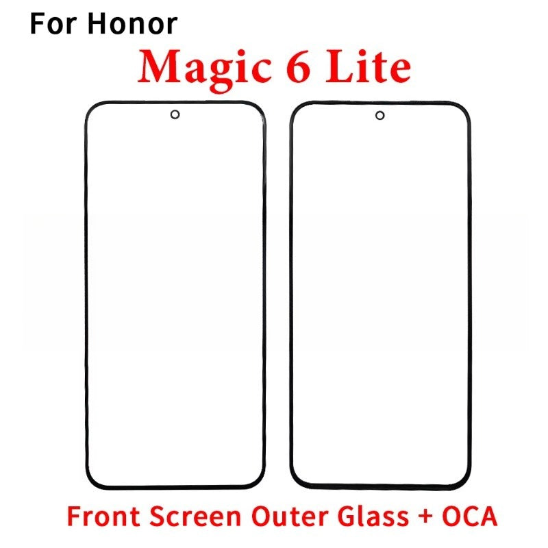 New Front Screen Outer Glass With OCA For Huawei Magic 5 6 Pro Lite / Honor 50 60 Pro SE Lite Huawei phone repair parts