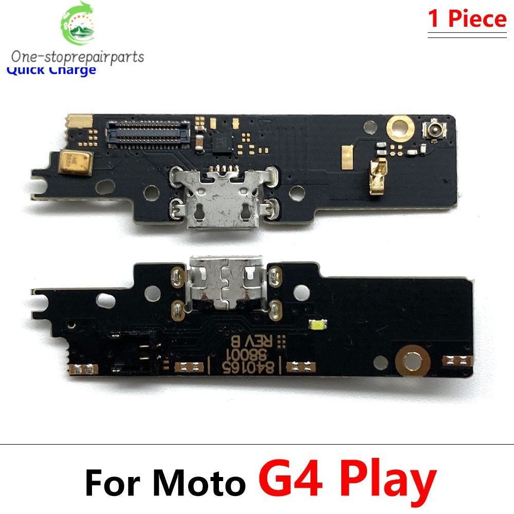 10Pcs/Lot, Dock Connector Micro USB Charger Charging Port Flex Cable Microphone Board For Moto G4 G5 G9 G8 G7 G6 Play Plus Power Motorola phone repair parts