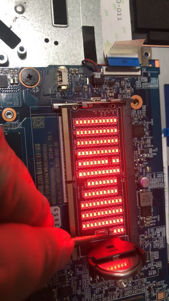 DDR5 memory with light detection card, test, memory slot detection, notebook maintenance test tool laptop repair tools