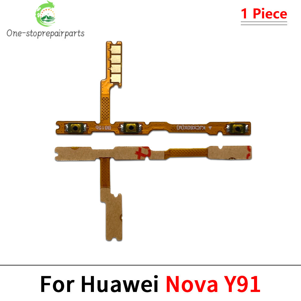 Power On Off Volume Side Button Key Flex Cable For Huawei Nova 8 8i 9 10 11 11i 12 12i Pro Se Y61 Y91 Huawei phone repair parts