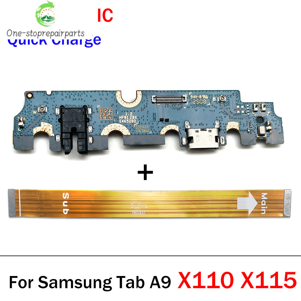 USB Charger Charging Dock Port Connector Main Mainboard Flex Cable For Samsung Tab A9 X110 X115 SM-X110 SM-X115 Samsung phone repair parts