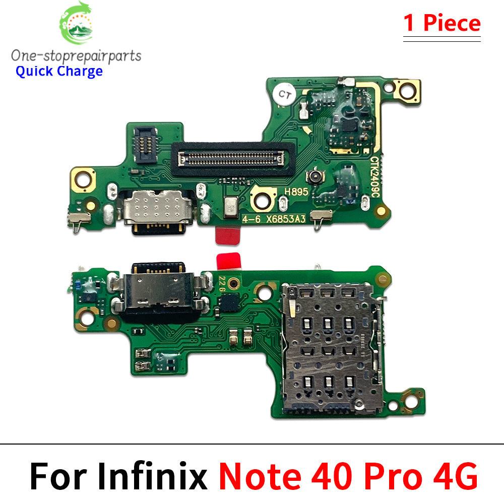 USB Charge Port Dock Connector Charging Board Flex Cable For infinix Note 7 8 8i 12 30 40 Pro 5G Smart 5 6 7 Plus Zero 8 X Pro infinix phone repair parts
