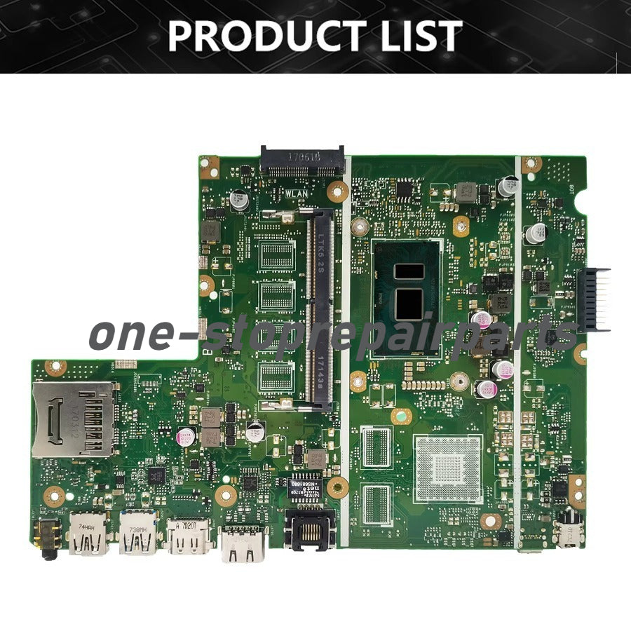 X541UAK Mainboard For ASUS X541UJ X541UA X541U F541U A541U X541UV Laptop Motherboard CPU I3 I5 I7 6th/7th Gen 0G/4G/8G-RAM ASUS laptop repair parts
