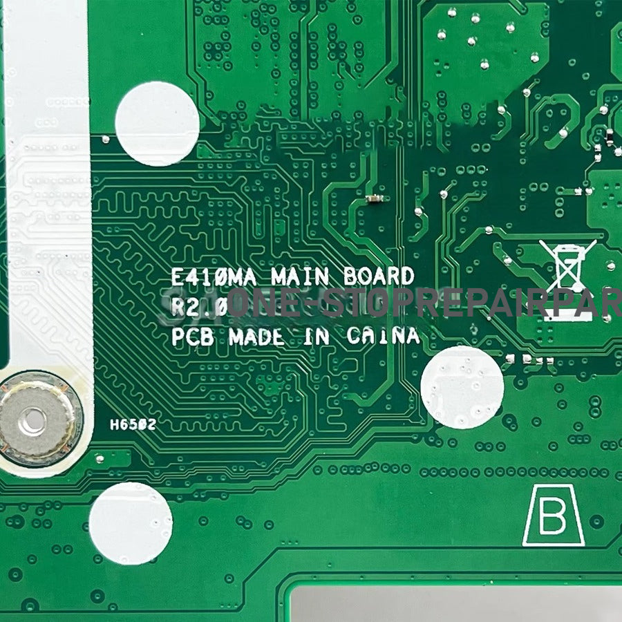 For ASUS Mainboard E510MA Laptop Motherboard Vivobook E510M CPU N4020 N4120 N5030 4GB 8GB RAM 0G/32G/64G/128G-SSD 100% Tested ASUS laptop repair parts