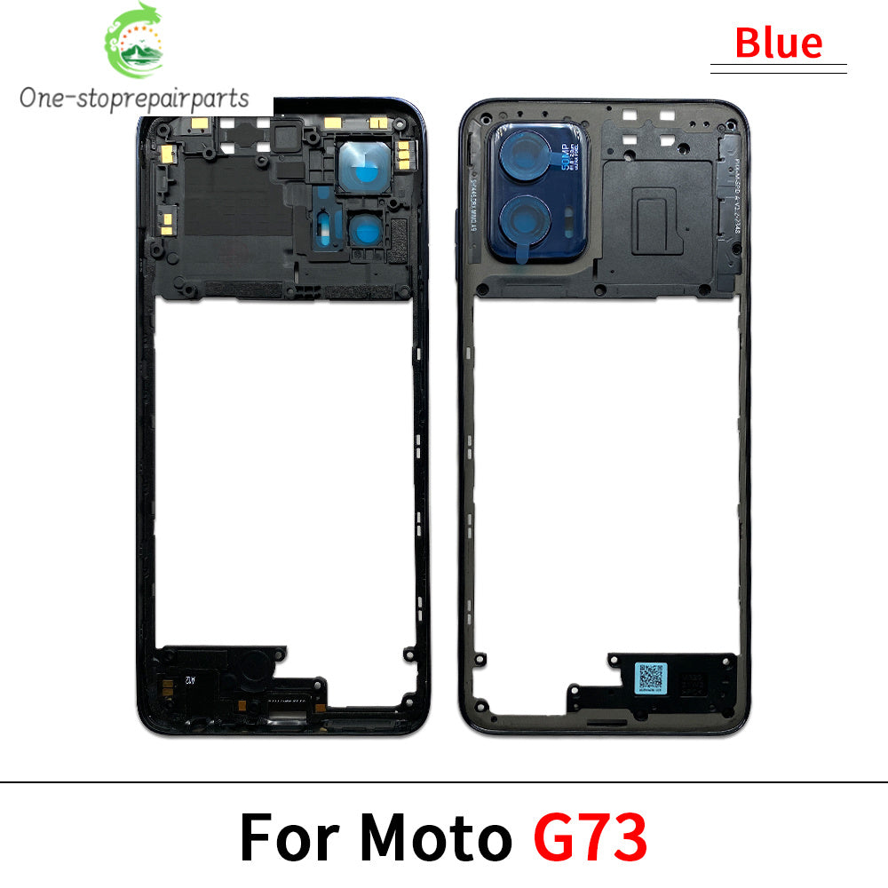New Middle Frame Holder Housing Bezel Plate For Motorola Moto G04 G23 G34 G53 G54 G62 G72 G73 5G Replacement Repair Parts Motorola phone repair parts