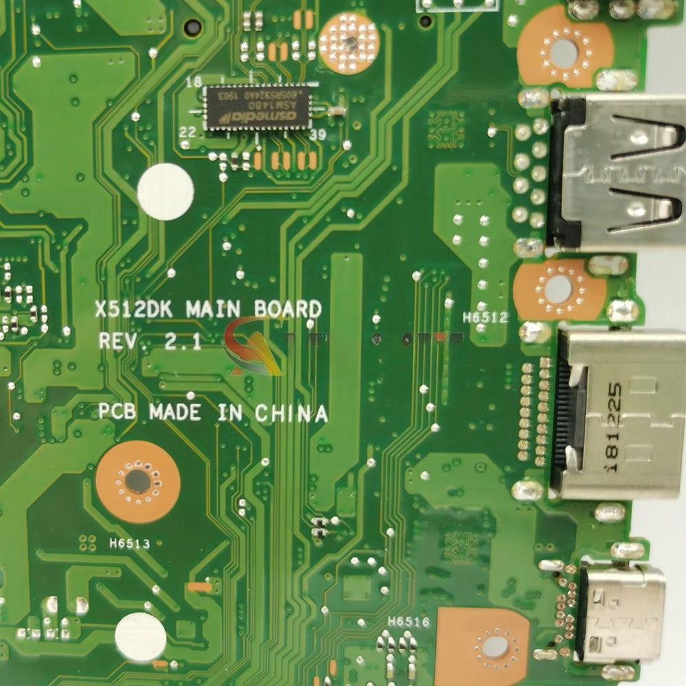 X512DA Laptop Motherboard For ASUS VivoBook X512DA X512DAU V5000d F512D X512DAP M5050D X512D M512D X512DK Mainboard R3 R5 R7 CPU ASUS laptop repair parts