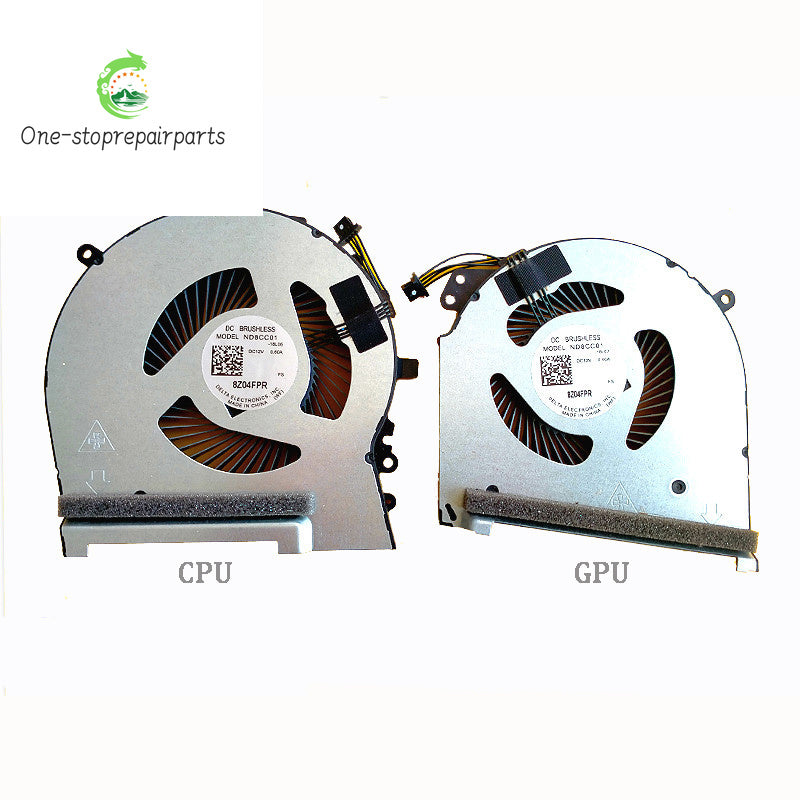 NEW ORIGINAL Laptop CPU GPU Cooling Fan For HP OMEN 5 Air 15-DH TPN-C143 L57330-001 HP laptop repair parts