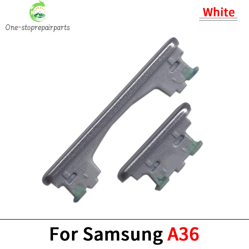 10Pcs, Power Button Volume Side Button For Samsung A06 A16 A26 A36 4G 5G Replacement Parts Samsung phone repair parts