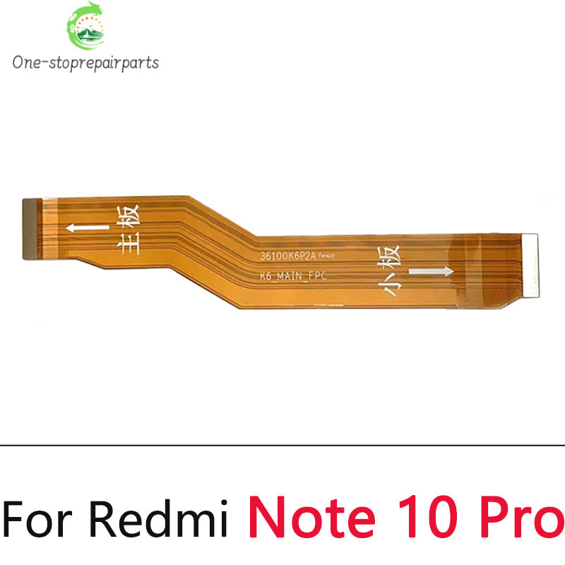 50Pcs/Lot, Main Board Motherboard Mainboard Flex Cable For Xiaomi Redmi 9 9A 9C 6 6A 8A Note 10 10s 8 7 6 Pro Note 11 4G 5G Xiaomi Xiao mi phone repair parts