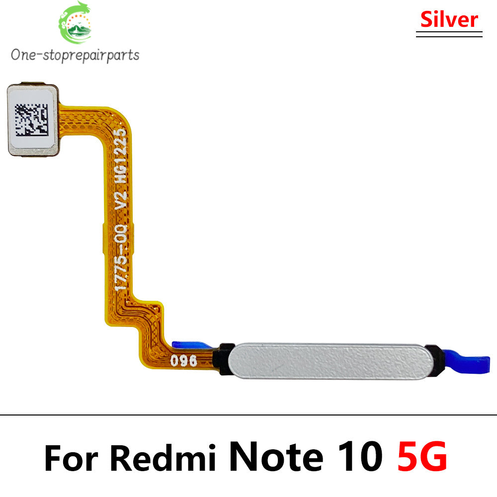 Fingerprint Scanner For Xiaomi Redmi Note 10 10s Pro 4G 5G Home Button Fingerprint Menu Return Key Sensor Flex Cable Xiaomi Xiao mi phone repair parts
