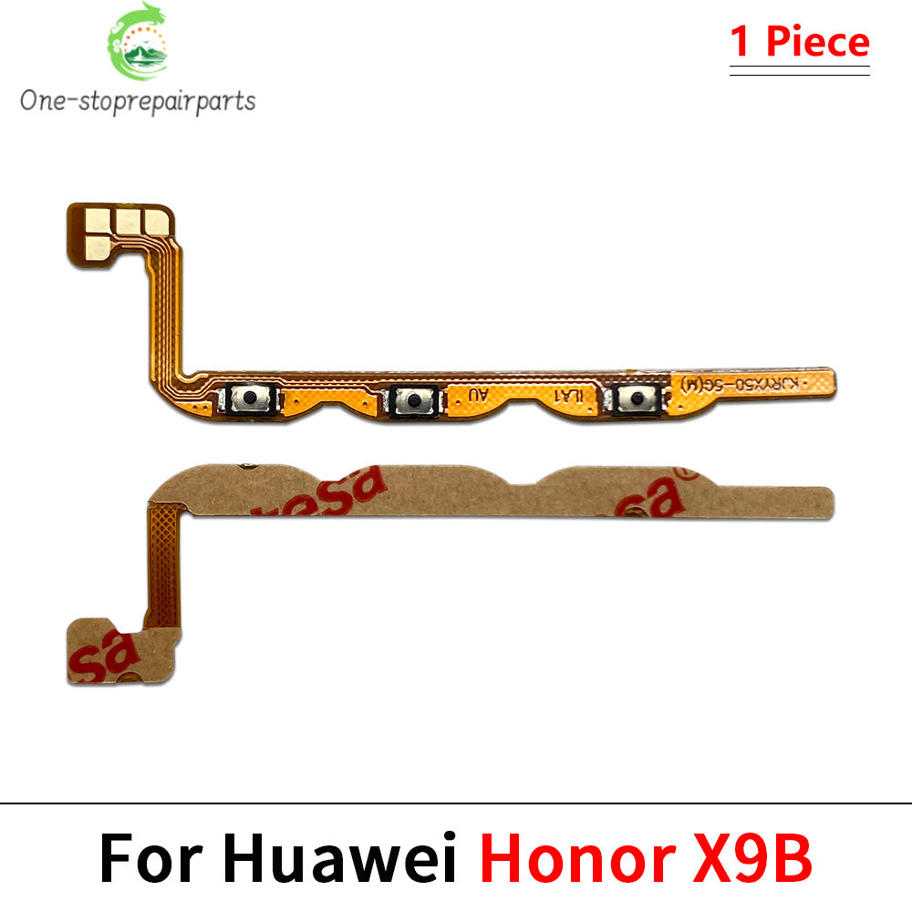 10Pcs, Power On Off Volume Side Button Key Flex Cable For Huawei Honor X5 X6 X6s X6A X6B X7 X7A X7B X8 X8A X8B X9 X9A X9B 4G 5G Huawei phone repair parts