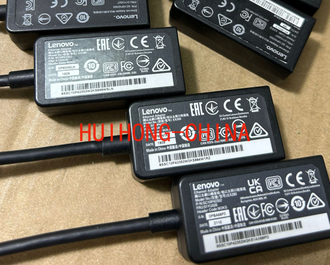 ThinkPad Lenovo T495 T490 Gen2 mini Ethernet Extension Adapter port to RJ45 EX280 01YU026 SC10P42352