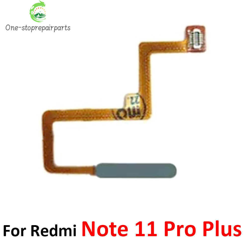 New Home Button FingerPrint Touch ID Sensor Flex Cable For Xiaomi Poco M4 Pro 4G 5G / Redmi Note 11 11s Pro Plus 4G 5G Xiaomi Xiao mi phone repair parts