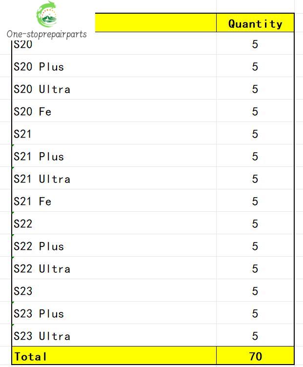 50Pcs, Power on/off Volume Key Button Flex Cable For Samsung S20 S21 S22 S23 Plus Ultra Fe Samsung phone repair parts