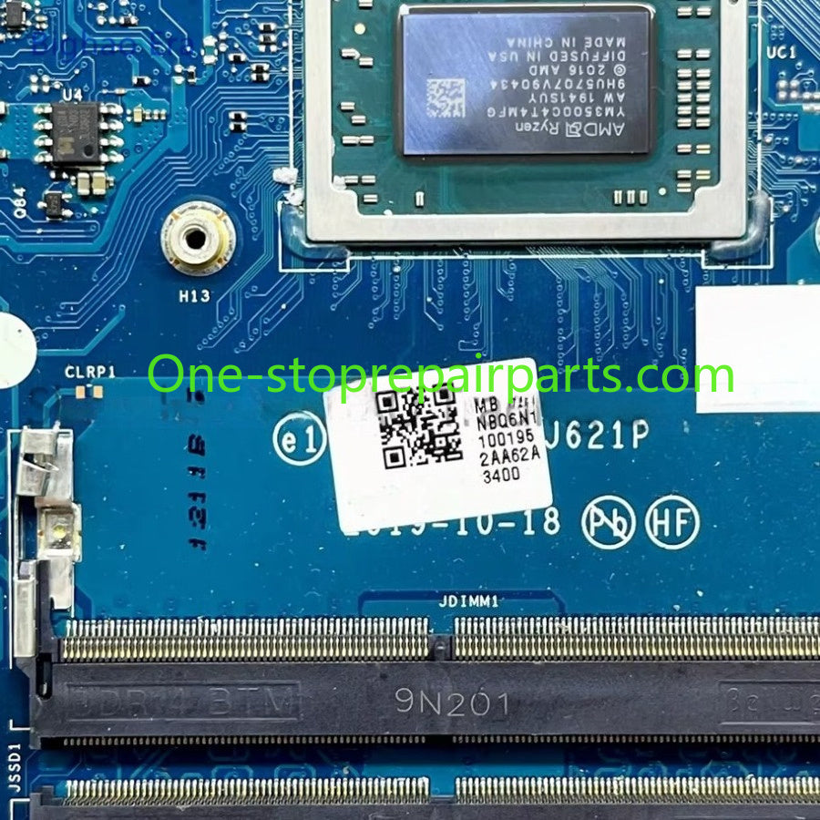 FH50Q LA-J621P For Acer Nitro AN515-43 Laptop Motherboard With R5-3550H R7-3750H CPU GTX1650 4G-GPU DDR4 NBQ6Z11001 NB.Q6Z11.002 Acer laptop repair parts