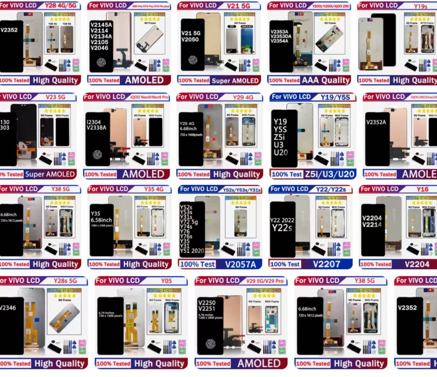 Vivo phone repair parts