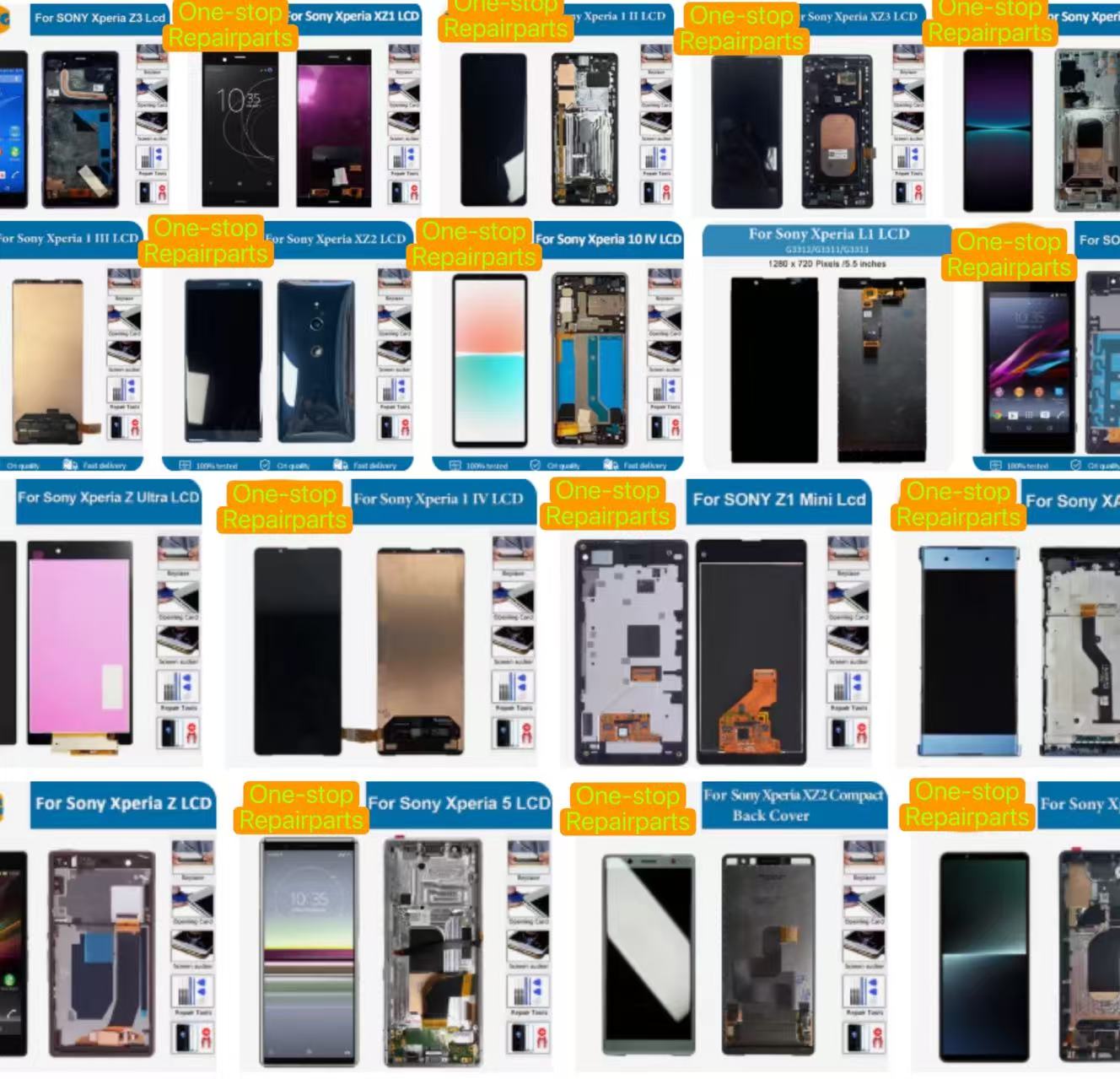 Sony phone repair parts