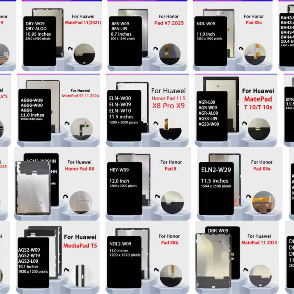 For Huawei Tablet repair parts