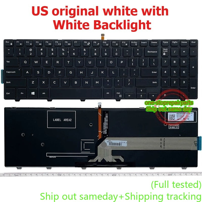 Dell Inspiron 15 15-7000 7559 7557 5577 5576 P57F lcd housing bezel hinge upper topcase palmrest cover case GPU CPU fan DD0AM9LC000 DD0AM9LC010 014XJ8 lcd screen cable dc jack keyboard reapir parts