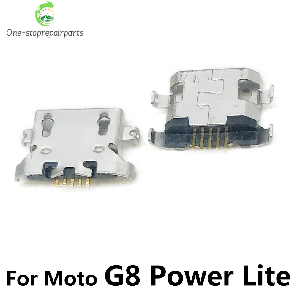 10Pcs USB Charging Port Connector Charge Jack Socket Plug Dock For Motorola Moto G9 G5 G5S G6 G7 Plus G8 Power Play Plus Lite Motorola phone repair parts