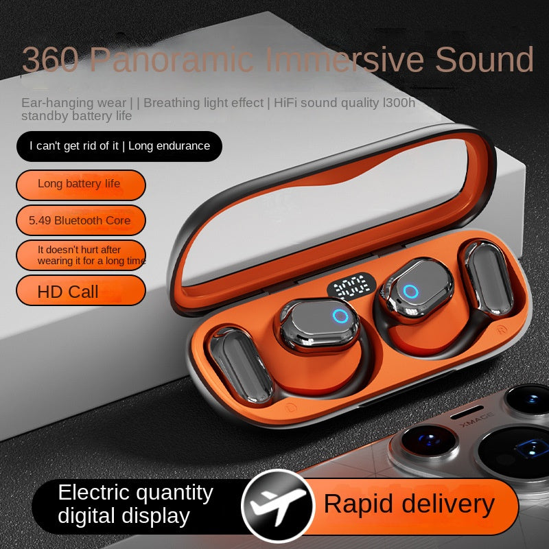 Accessories ear-hanging earphones stereo surround high definition call noise reduction long battery life mobile phone universal